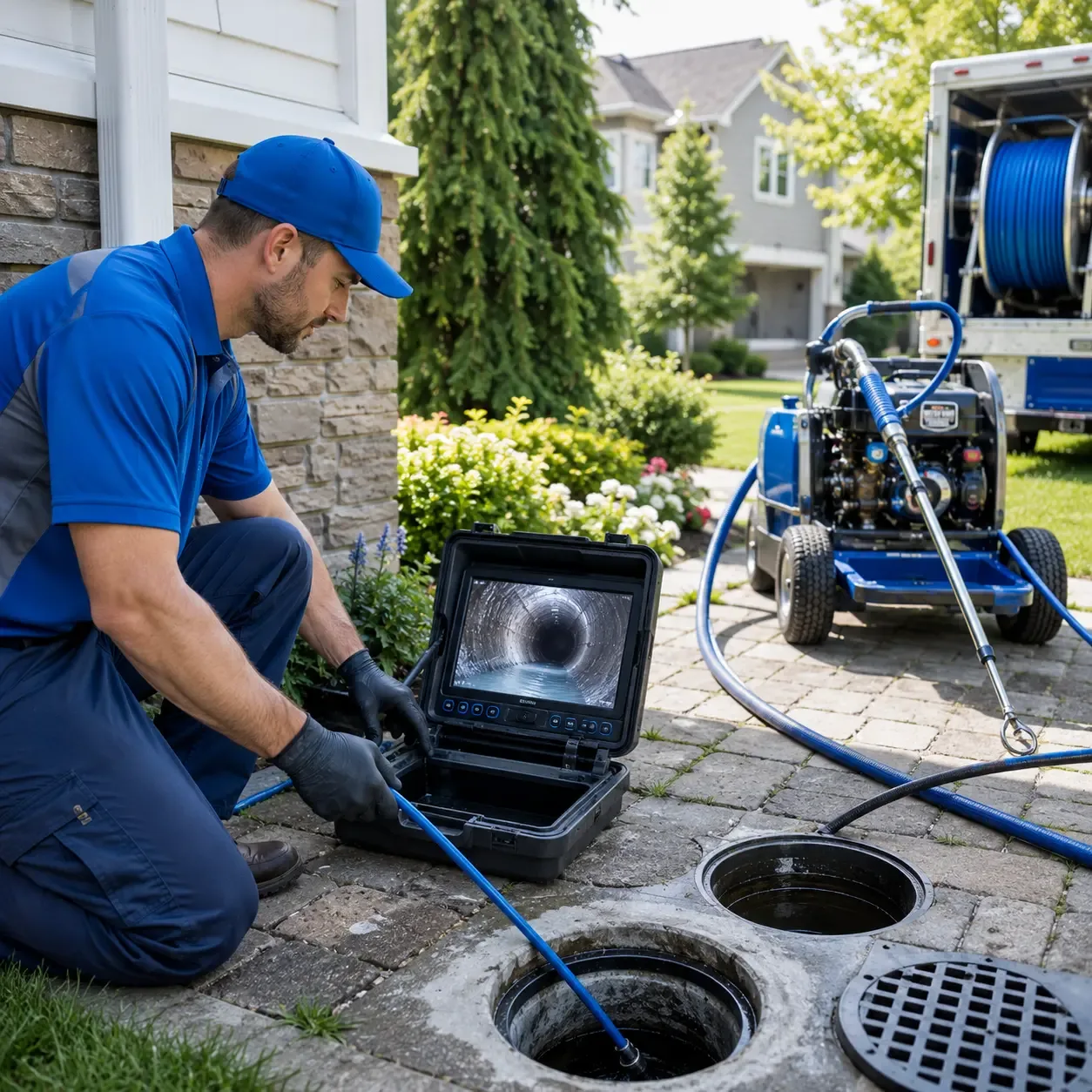 Outdoor drain cleaning professionals serving Villa Park, IL